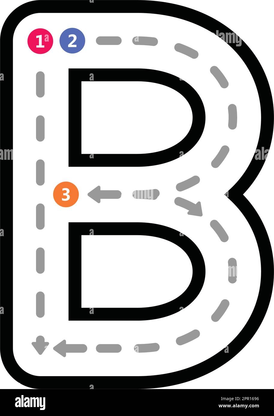 Letter B Tracing Worksheet All Kids Network Worksheets Library