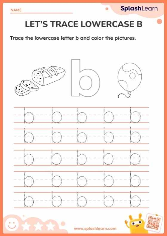 Letter B Tracing Worksheets For Kindergarten Infoupdate