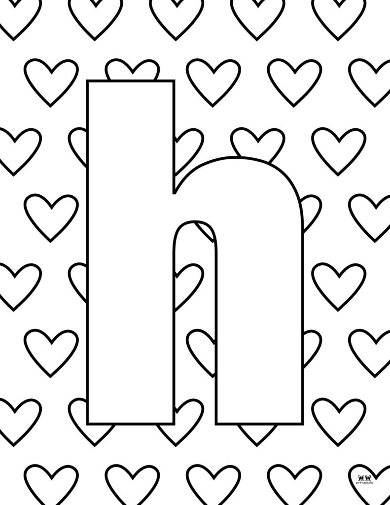 Letter H Coloring Pages 15 FREE Pages Printabulls