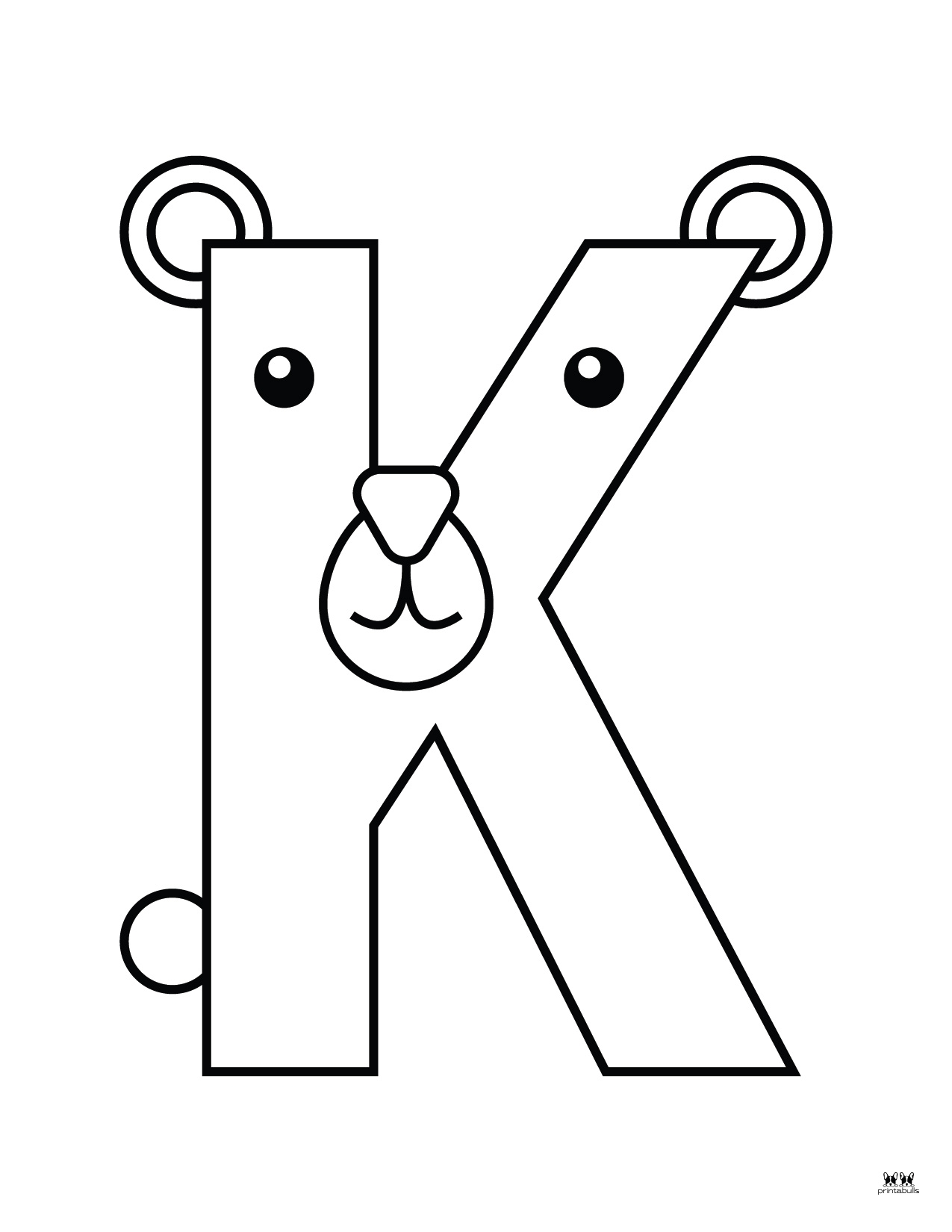 Coloring Pages For The Letter K