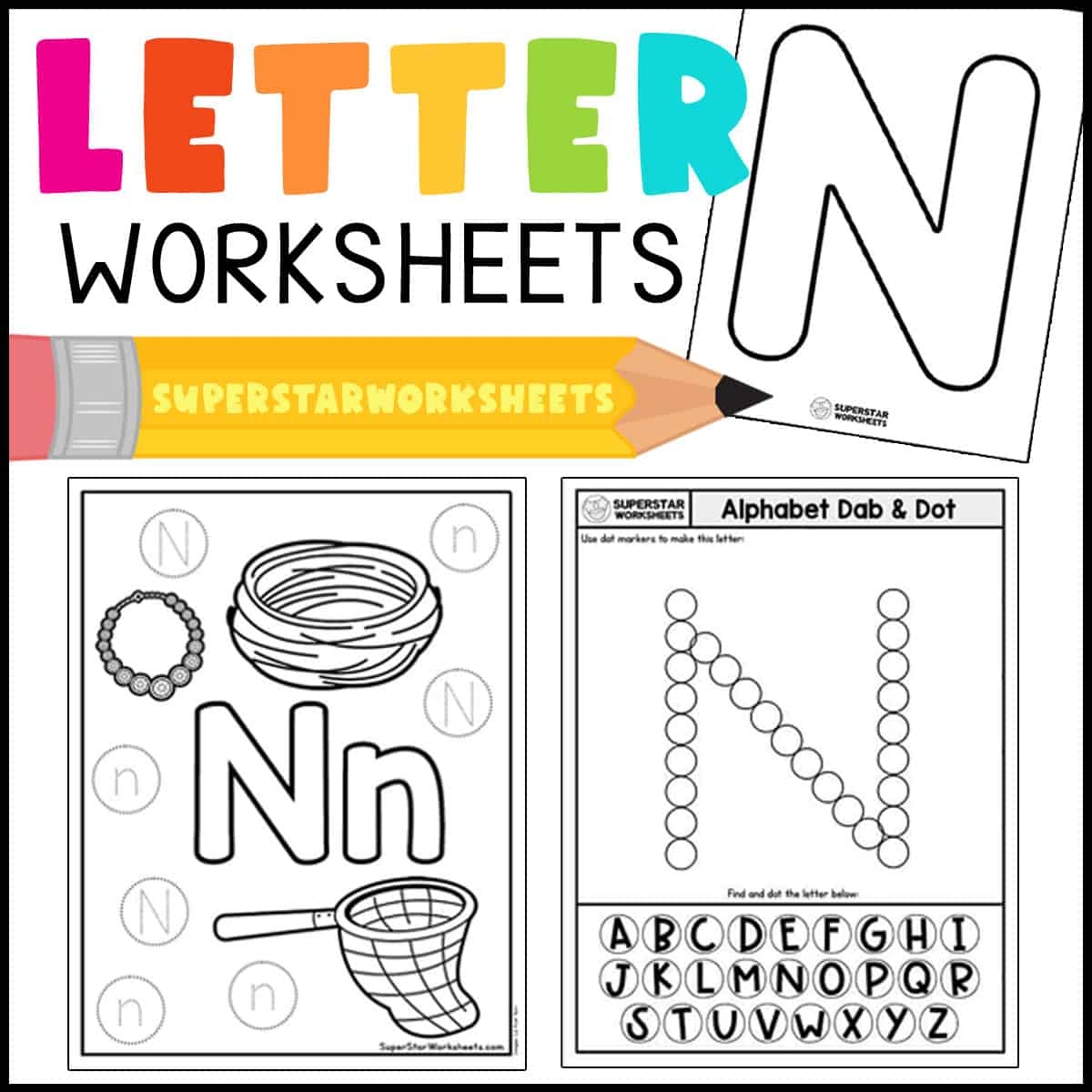 j worksheet preschool
