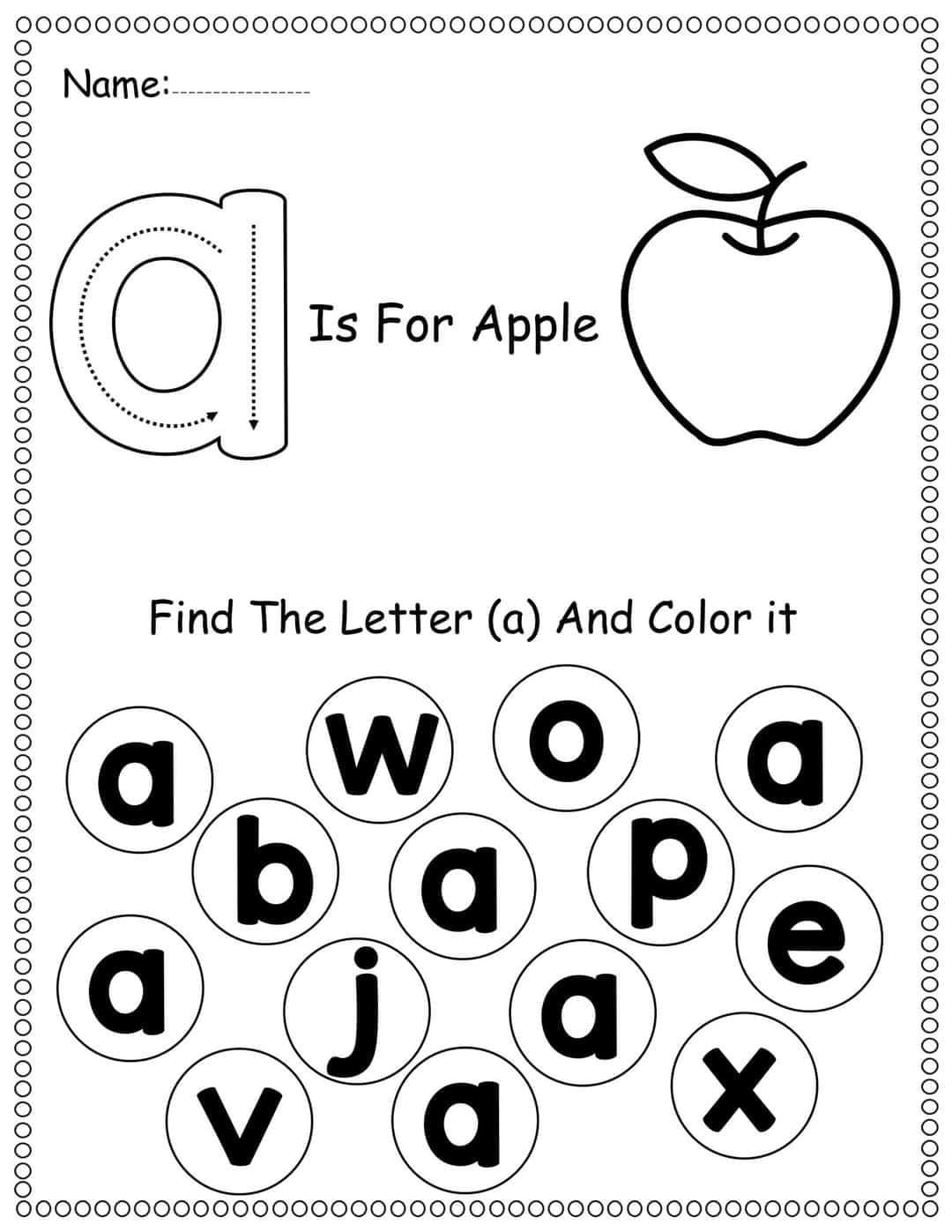 Letter Recognition Worksheets Worksheets Library