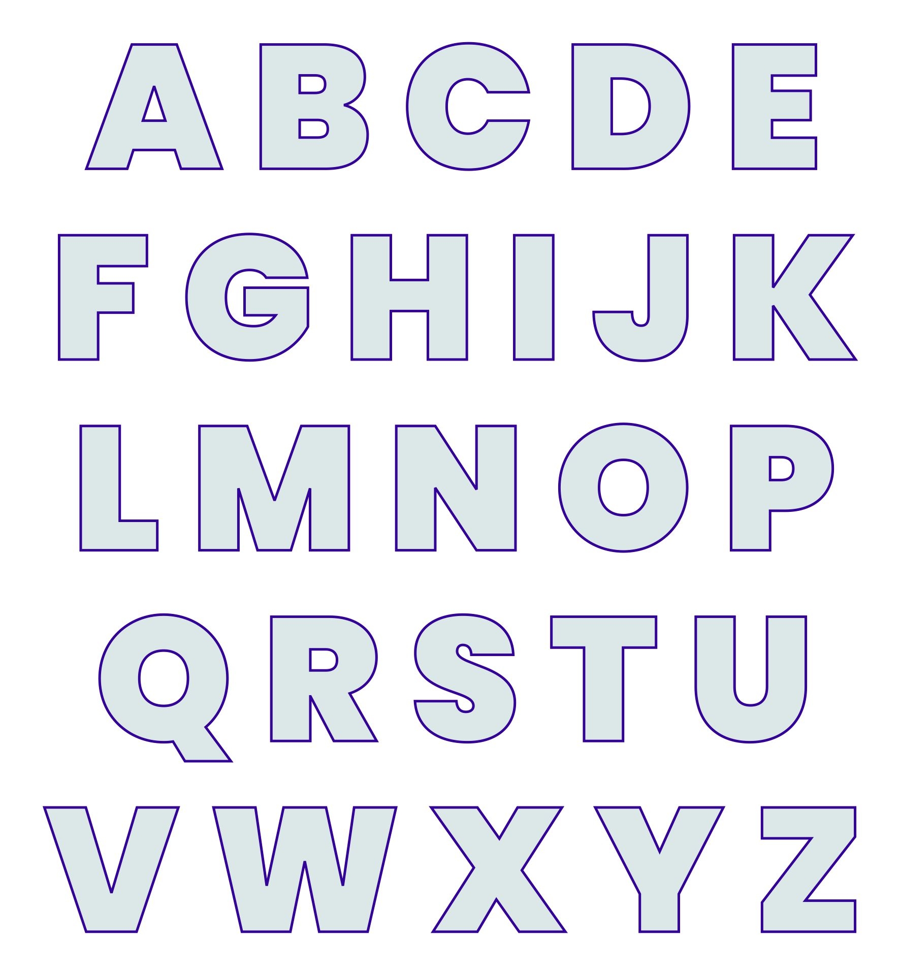 letter templates free printable