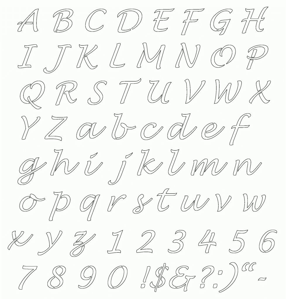 lettering templates free printable
