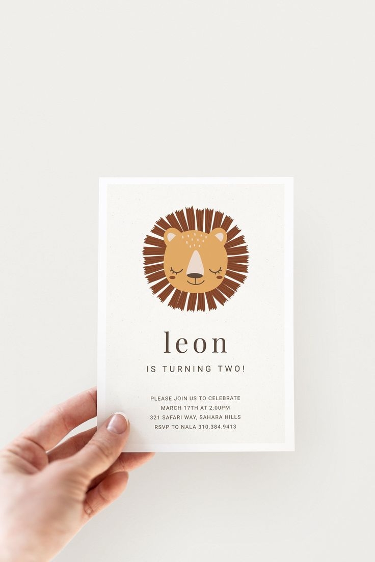 jungle invitation template