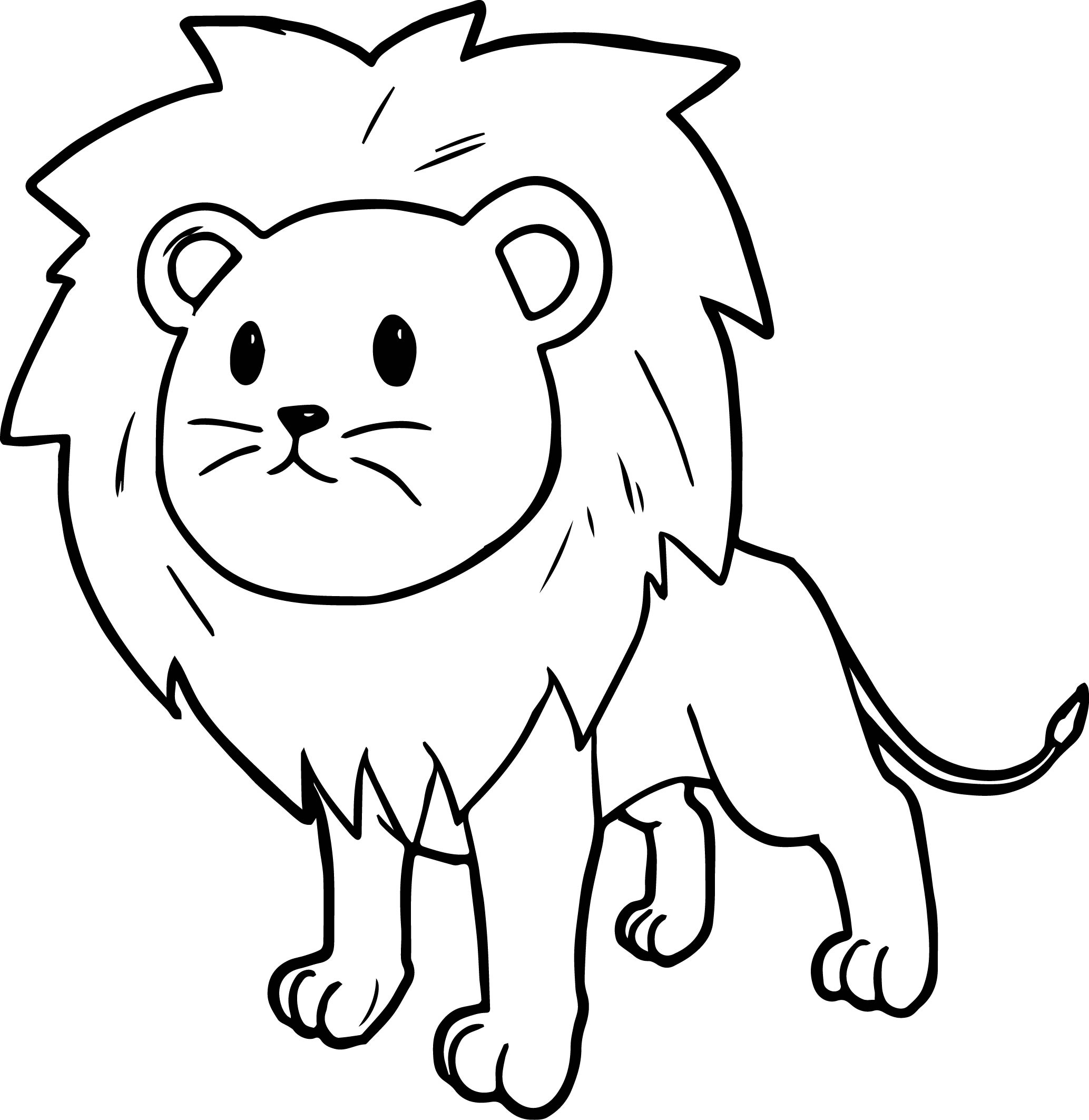 Lion Printable Coloring Pages