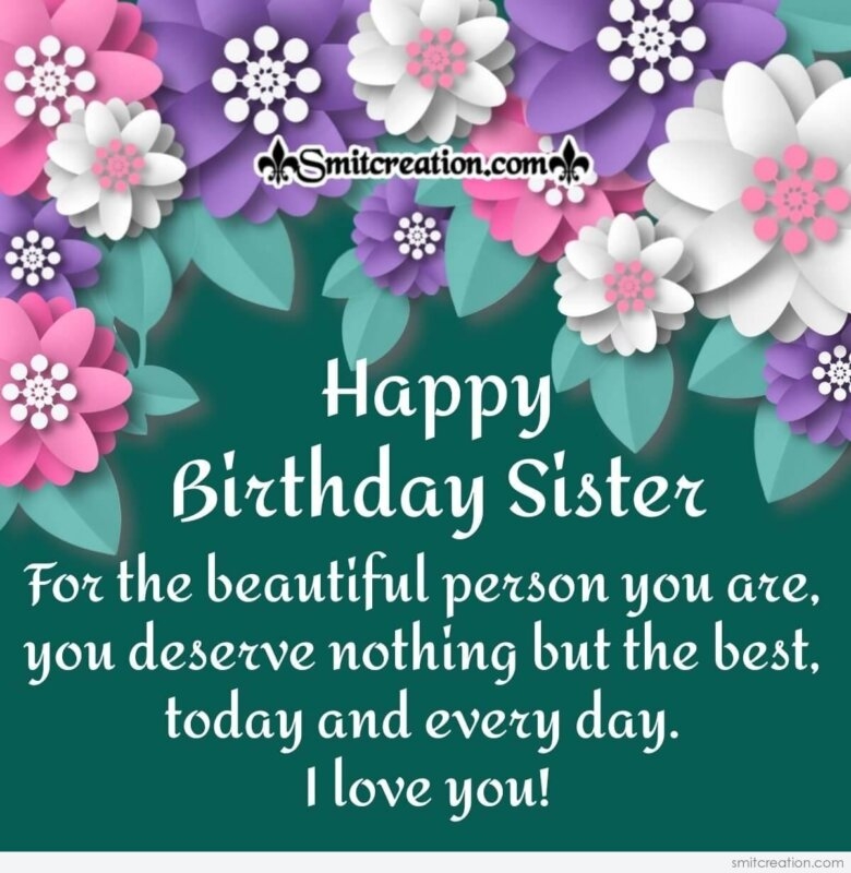 Love You Sister Birthday Card Printable Free Printabl Vrogue co