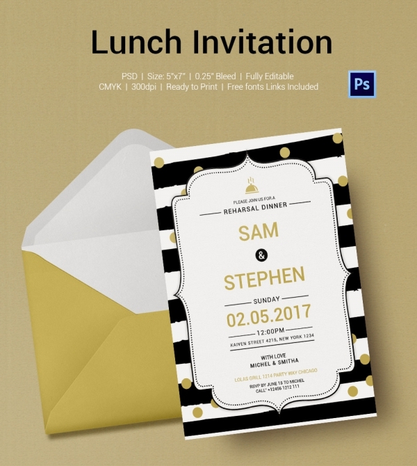 Lunch Invitation Template 25 Free PSD PDF Documents Download Free 