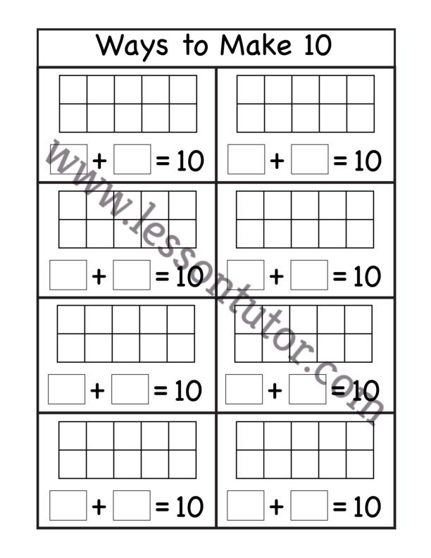 Making 10 Ways To Make 10 1 Worksheet FREE Printable 
