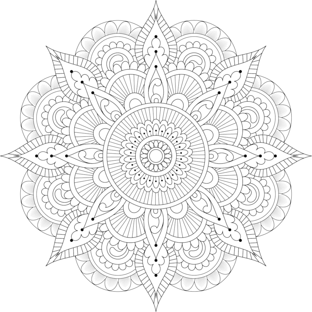 Mandala For Adults Coloring Pages Coloring Home