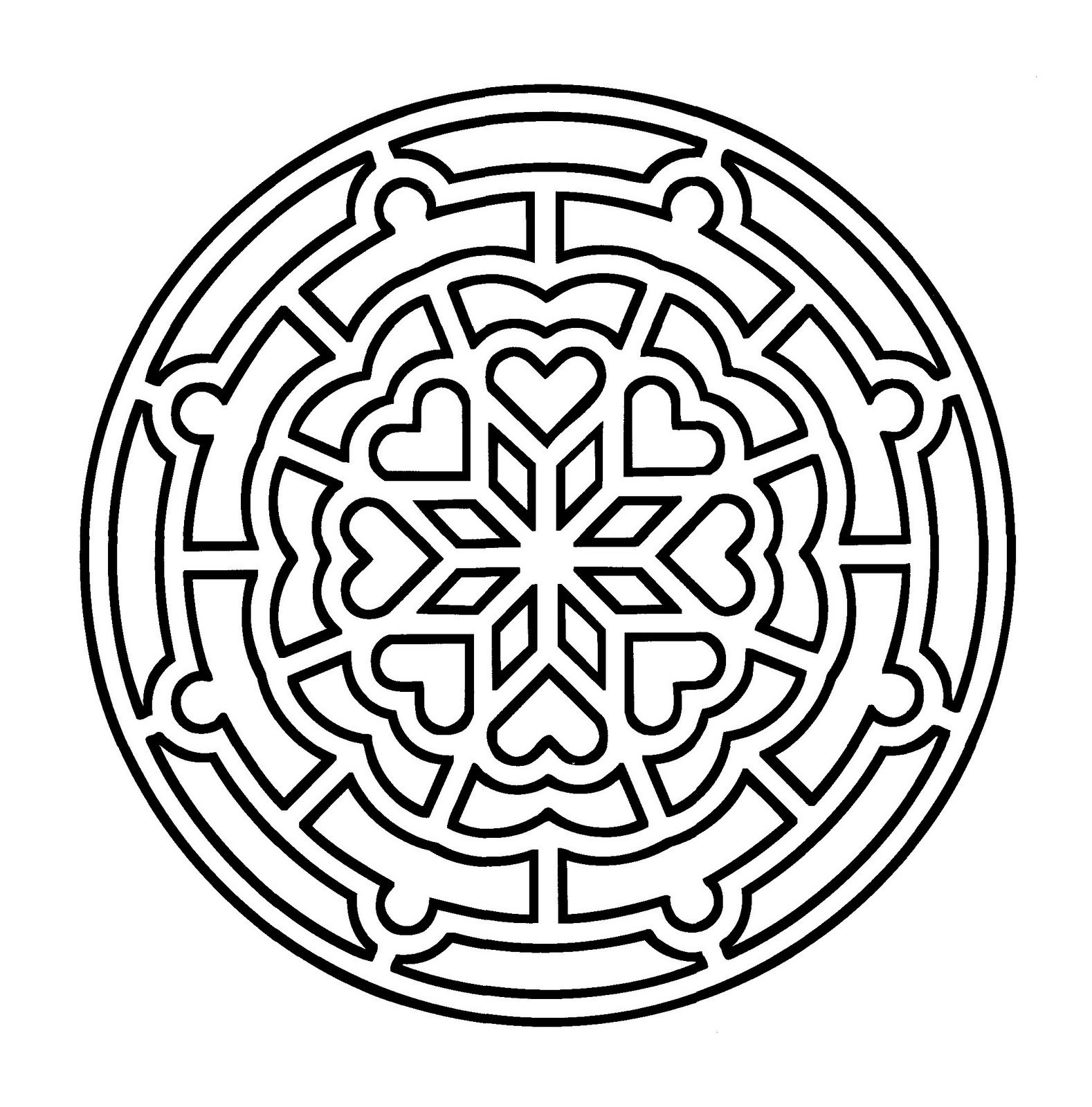 Mandalas To Print For Free Mandalas Kids Coloring Pages