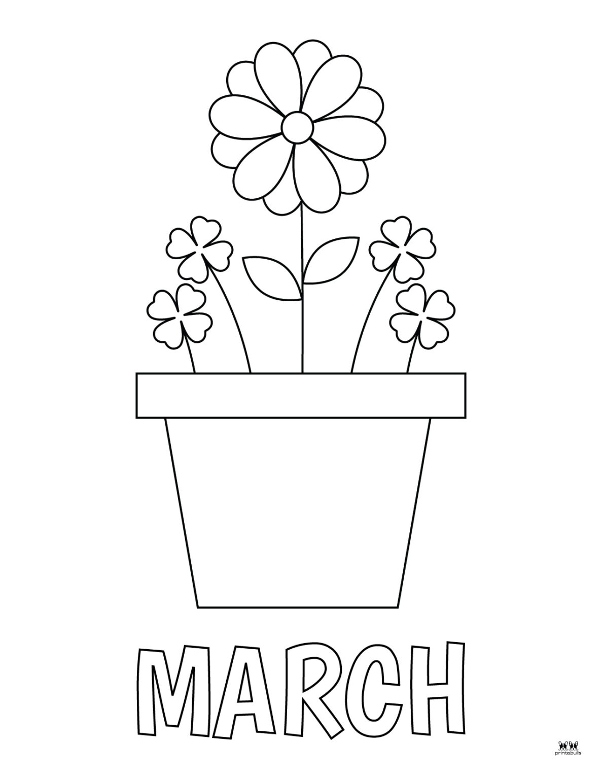 March Coloring Pages 25 FREE Printable Pages Printabulls