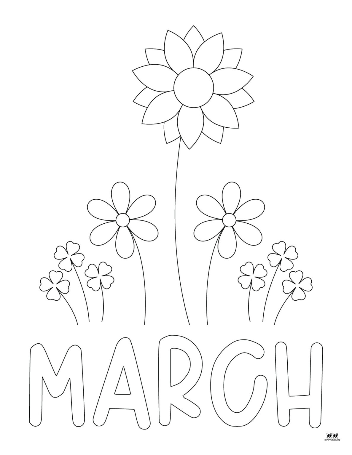 March Coloring Pages 25 FREE Printable Pages Printabulls