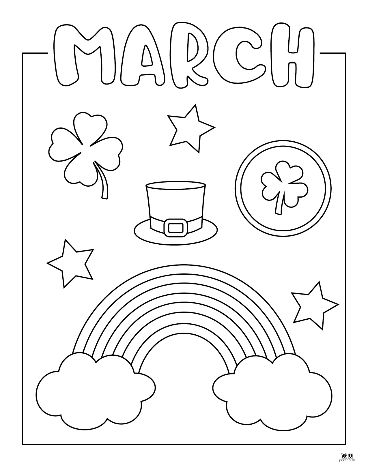 march free coloring pages