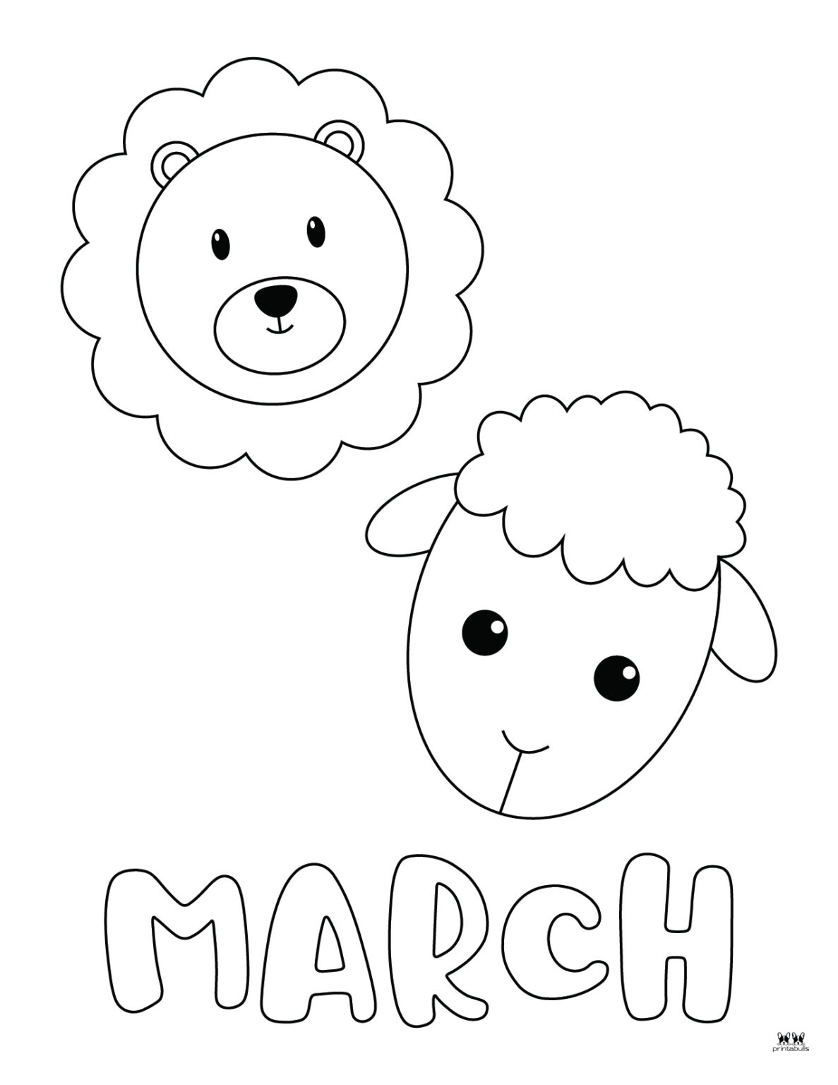March Coloring Pages 25 FREE Printable Pages Printabulls