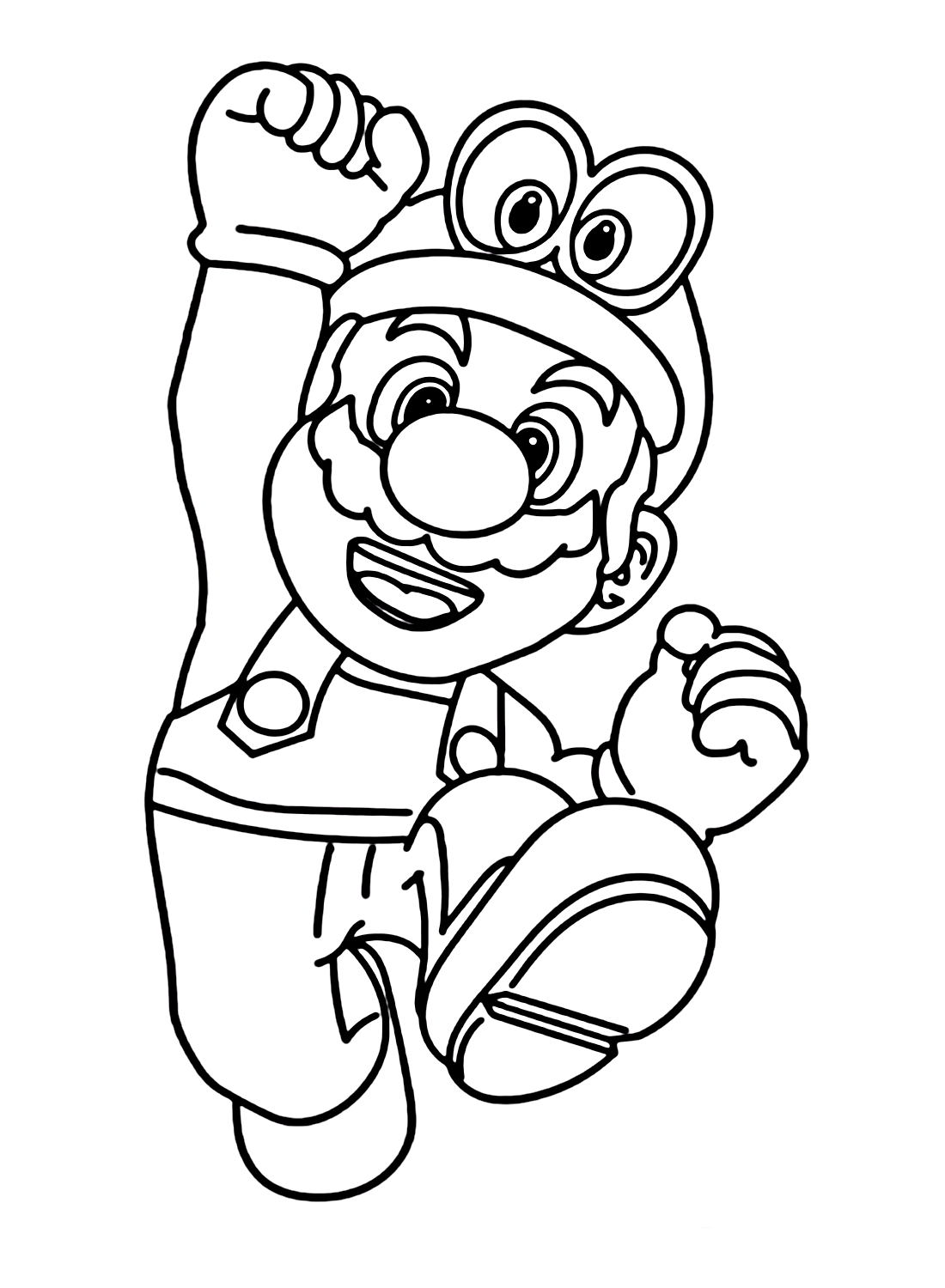 Coloring Pages Mario Odyssey