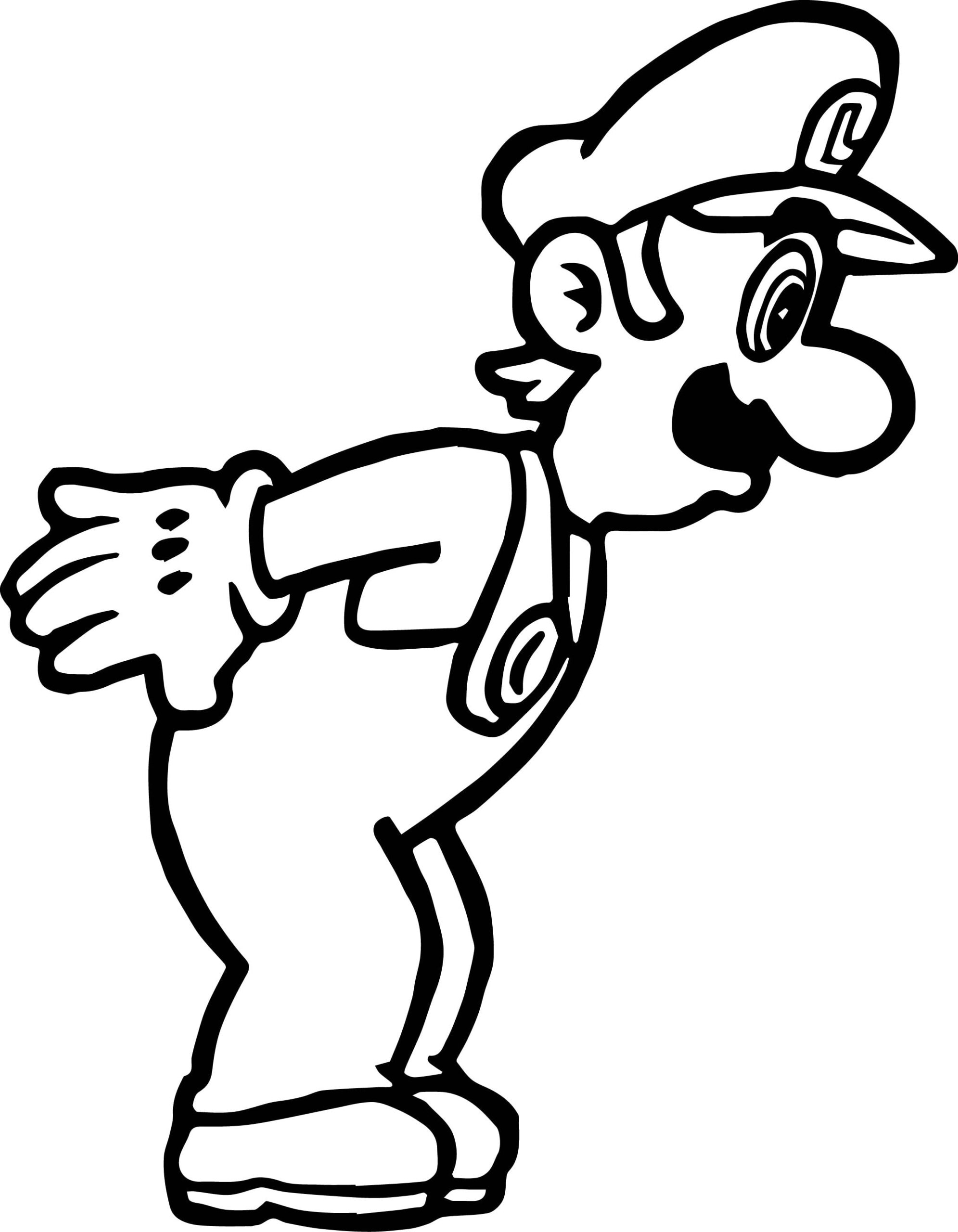 Super Mario And Luigi Coloring Pages