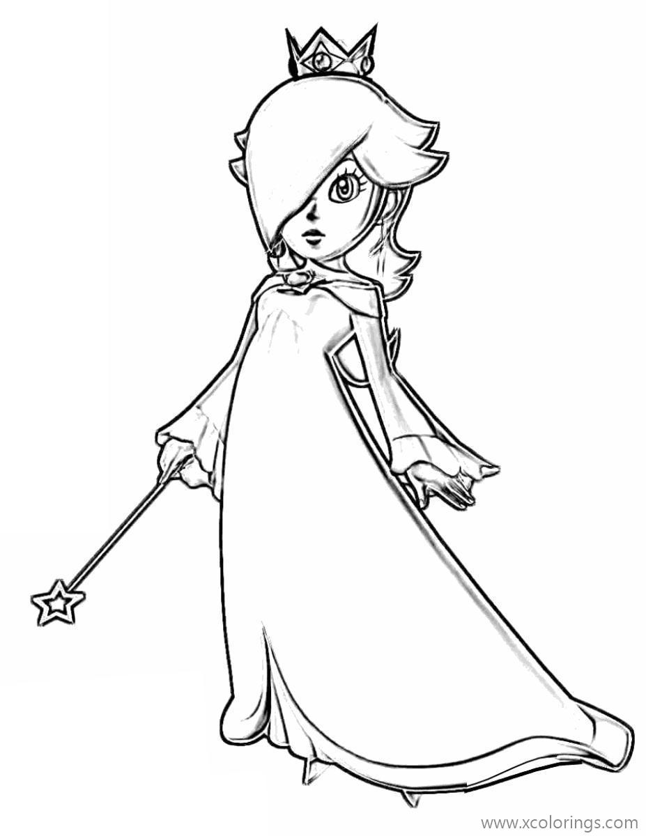 Mario Kart Princess Coloring Pages XColorings