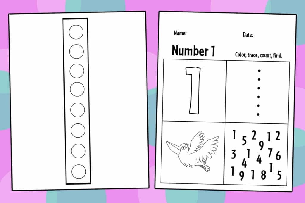 Match The Number Printable Worksheet 1 MyTeachingStation 