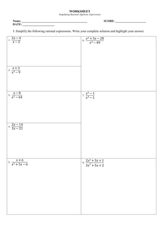 Matching Phrases To Algebraic Expressions Worksheet I By Maya Khalil 
