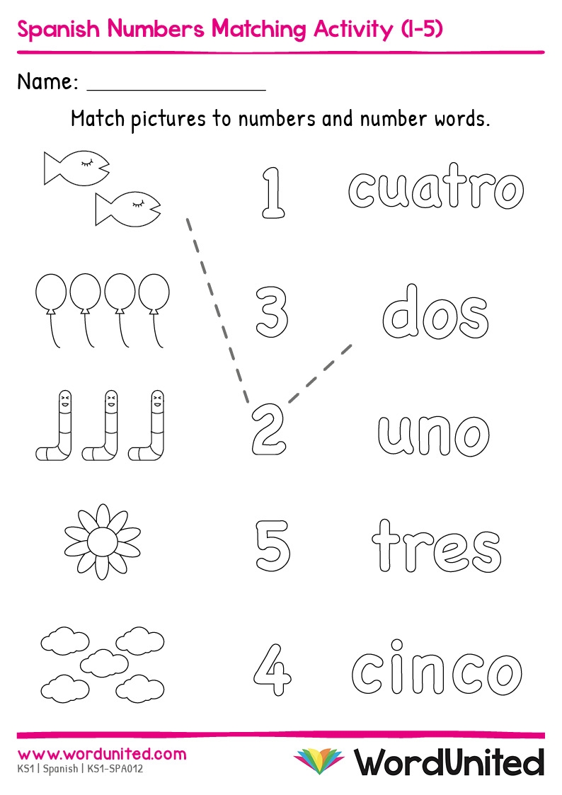 numbers to 20 worksheet