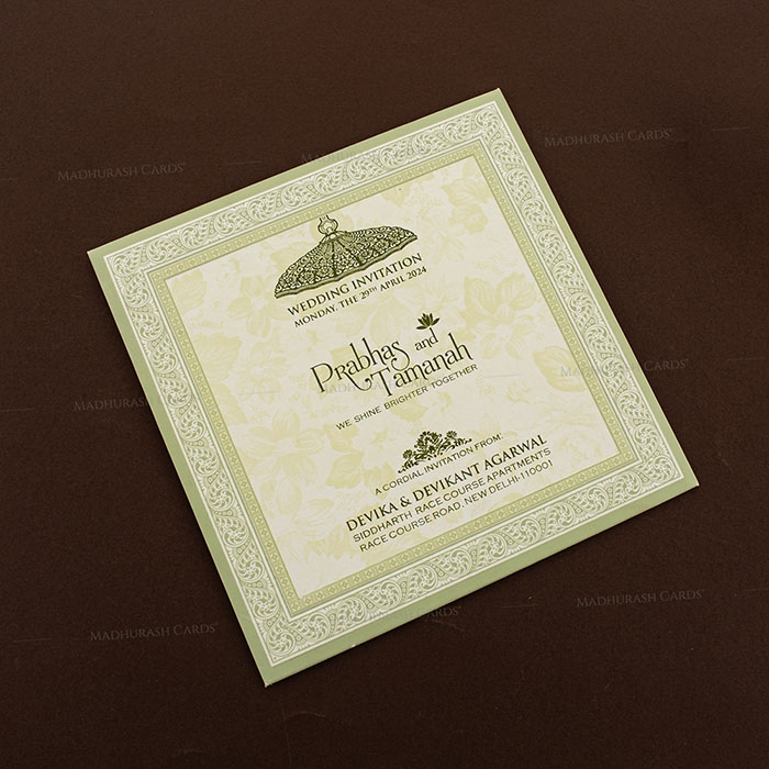 Matte Invitation Card LS 23516 Madhurash