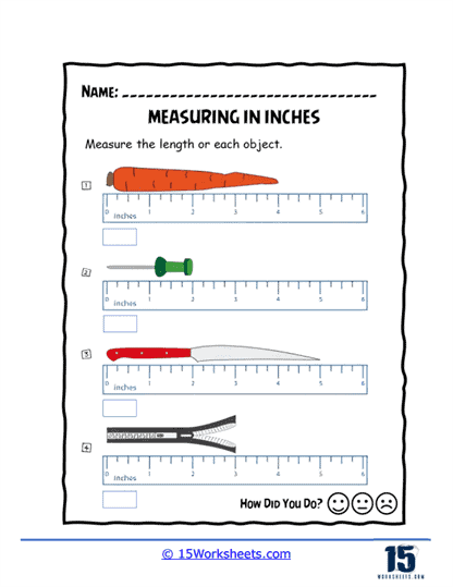 Measuring Inches Worksheets 15 Worksheets Worksheets Library