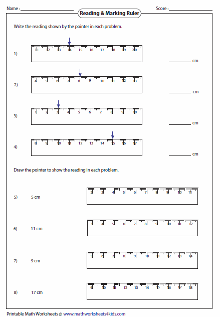 Measuring Using A Ruler