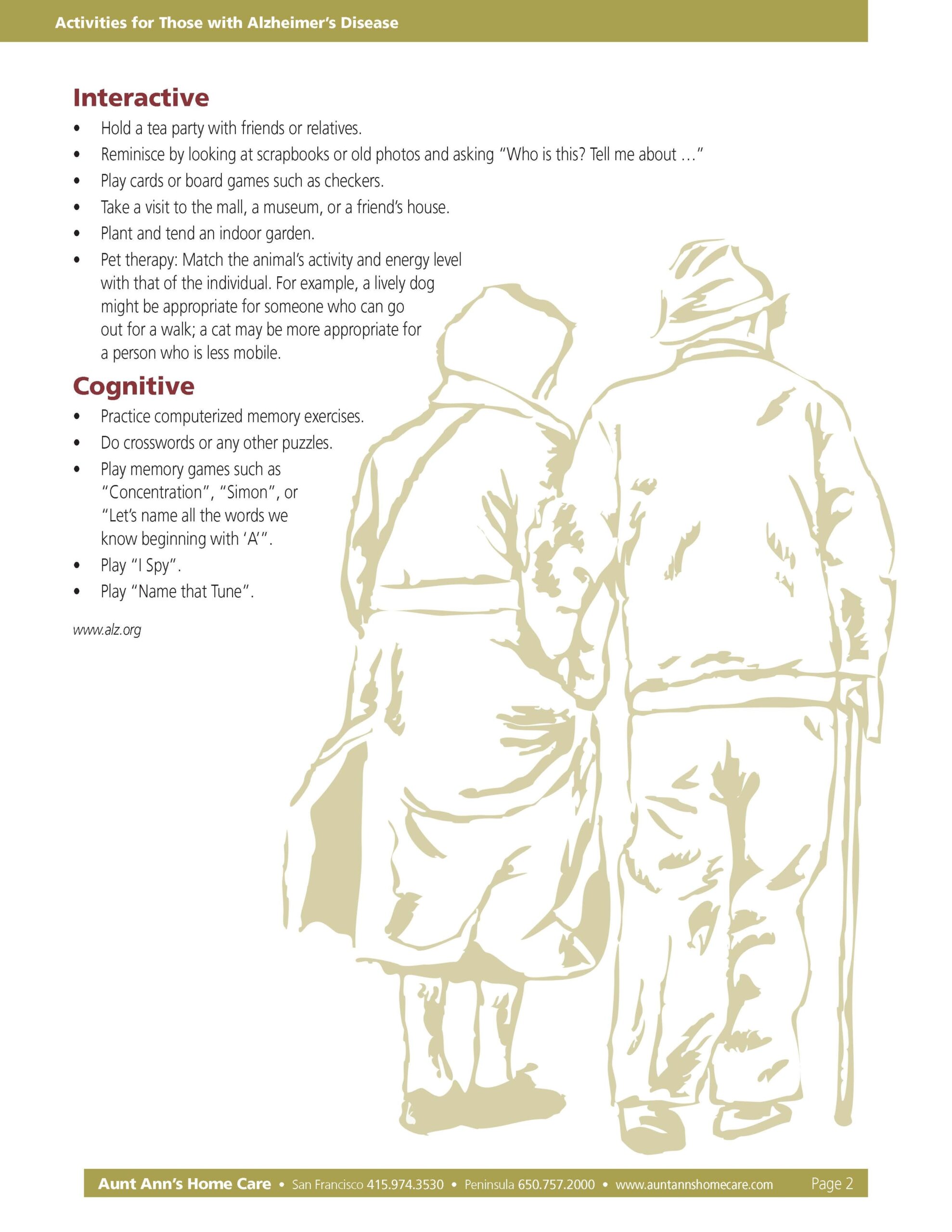Memory Activities For Seniors Printable