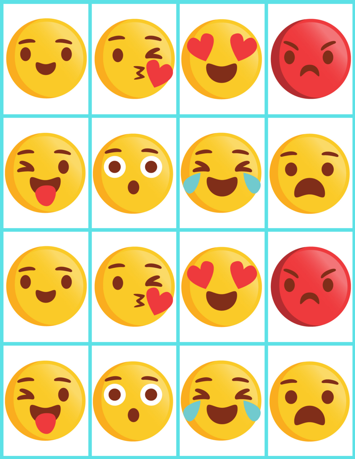 Memory Game Printable Pdf Free