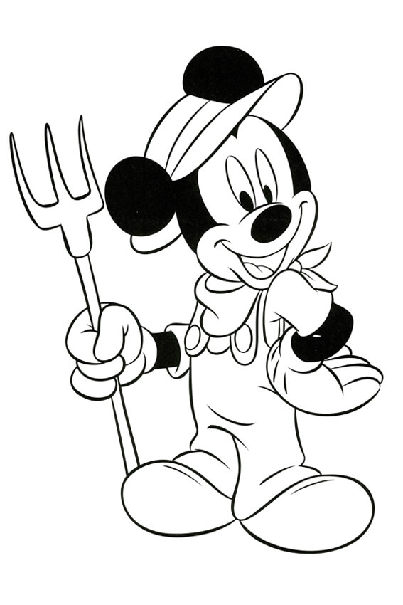 Mickey Mouse Coloring Pages Printable Coloring Pages FREE