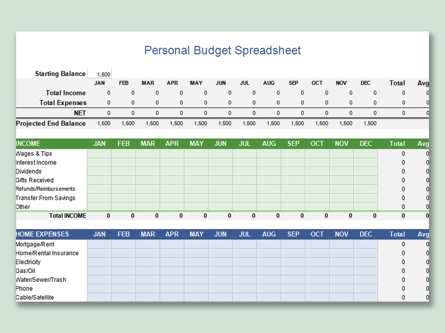 how to make a worksheet in excel