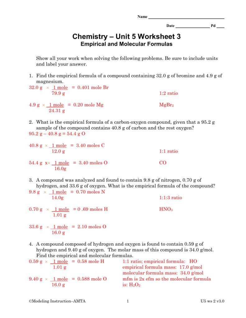 Moles Molecules And Grams Worksheet Answers Db excel