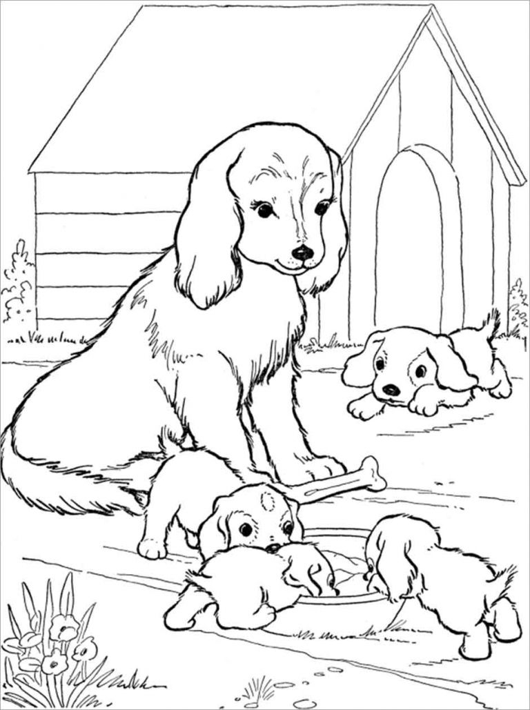 Coloring Page Of A Mom
