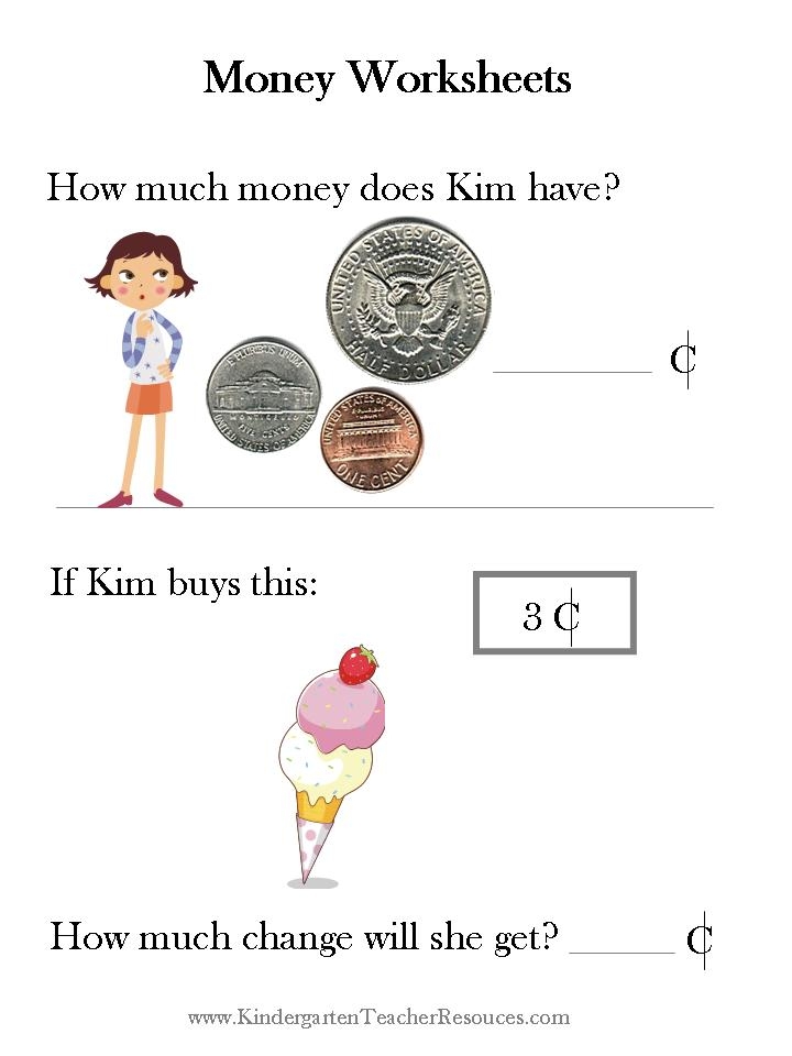 Money Worksheets SkillsWorksheets