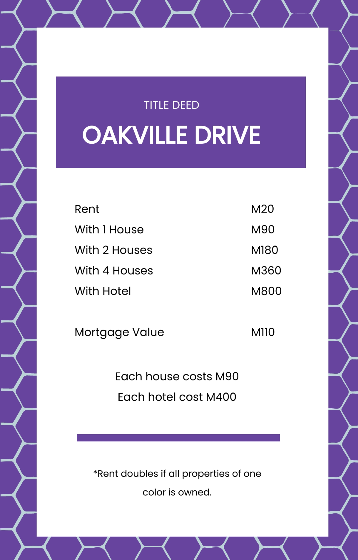 Monopoly Deed Cards Printable Infoupdate