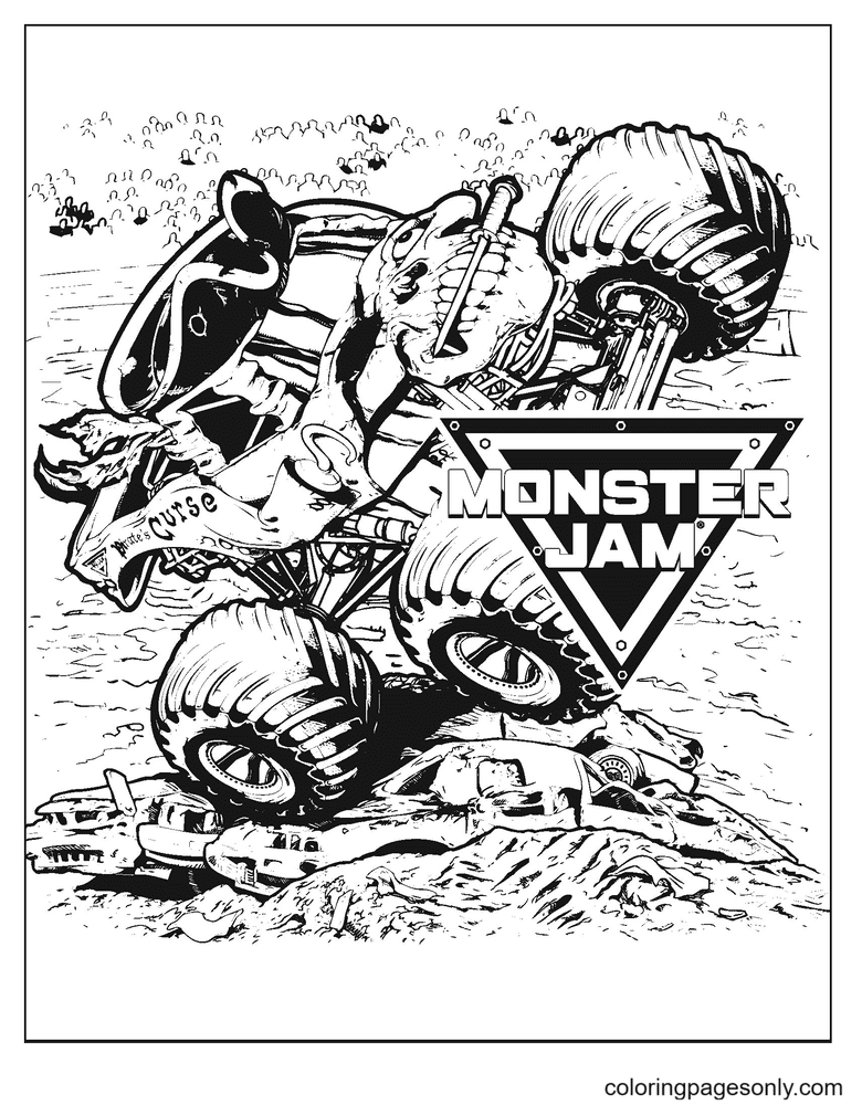 Coloring Pages Monster Jam