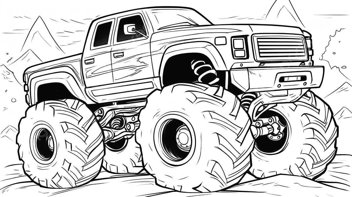 Monster Truck Coloring Pages Luxury Best Monster Trucks Coloring Pages 