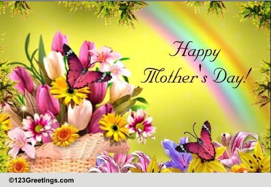 Mother 39 s Day Flowers Wishes Free Flowers ECards Greeting Cards 
