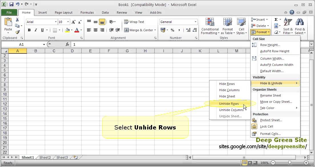 how to unhide a worksheet