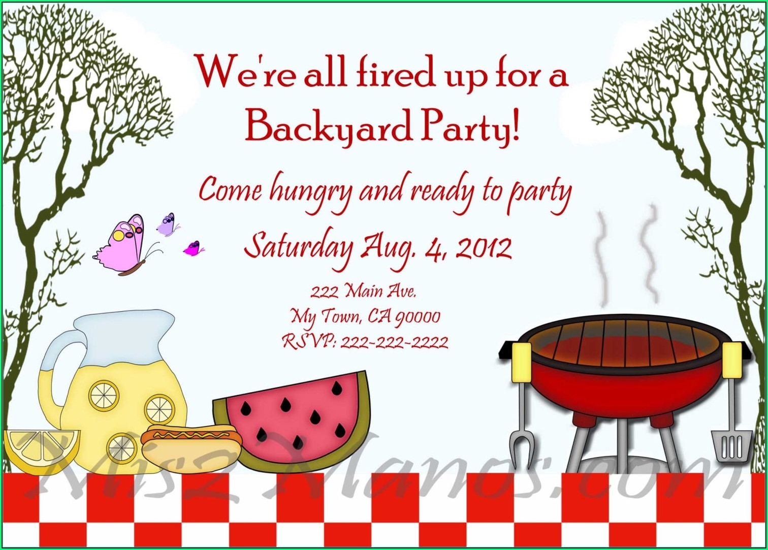ms word invitation template free download