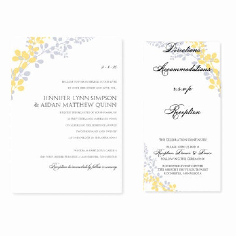 Ms Word Wedding Invitation Template Elegant Ms Word Invitation 