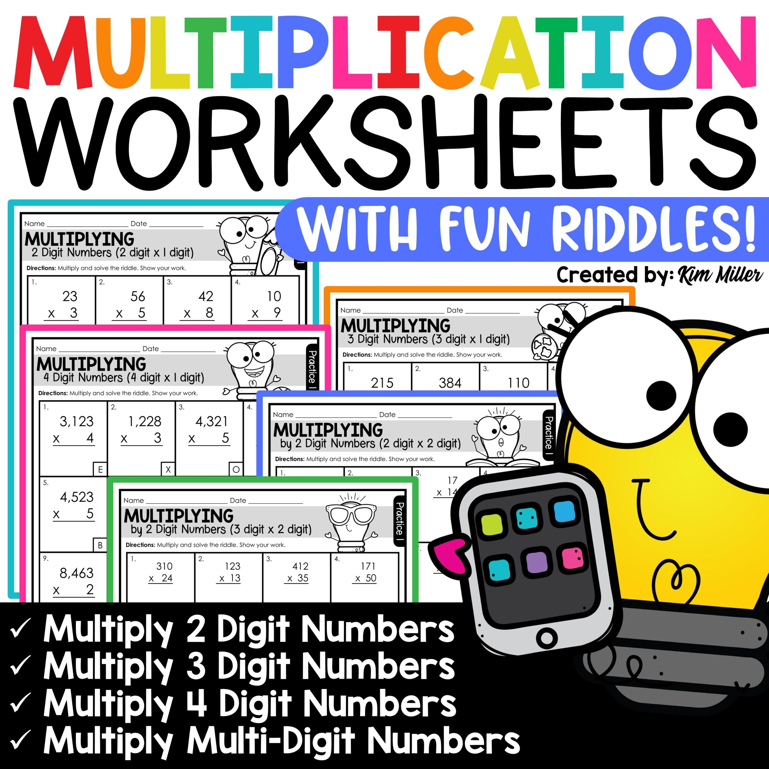 Multi digit Multiplication Online Worksheet Live Worksheets