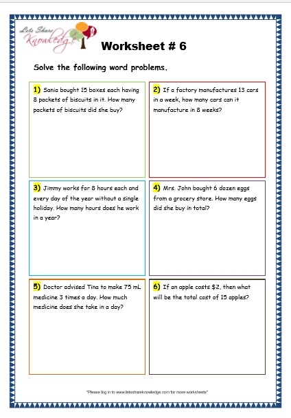 Multiplication Word Problems Superstar Worksheets Worksheets Library