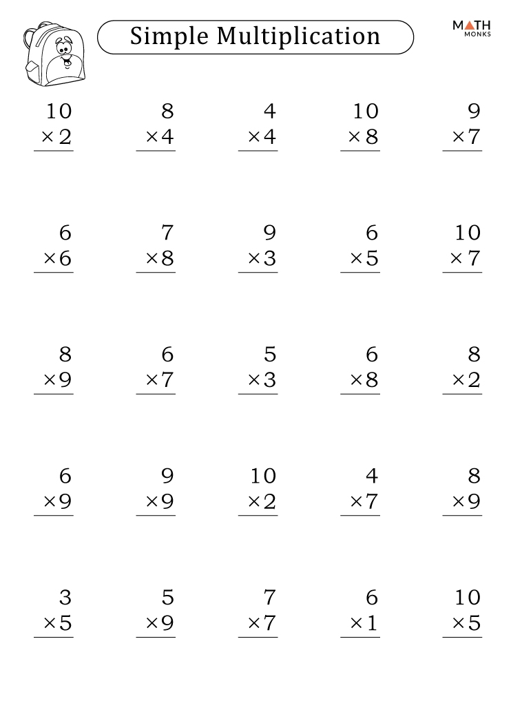 multiplication worksheets grade 3 printable