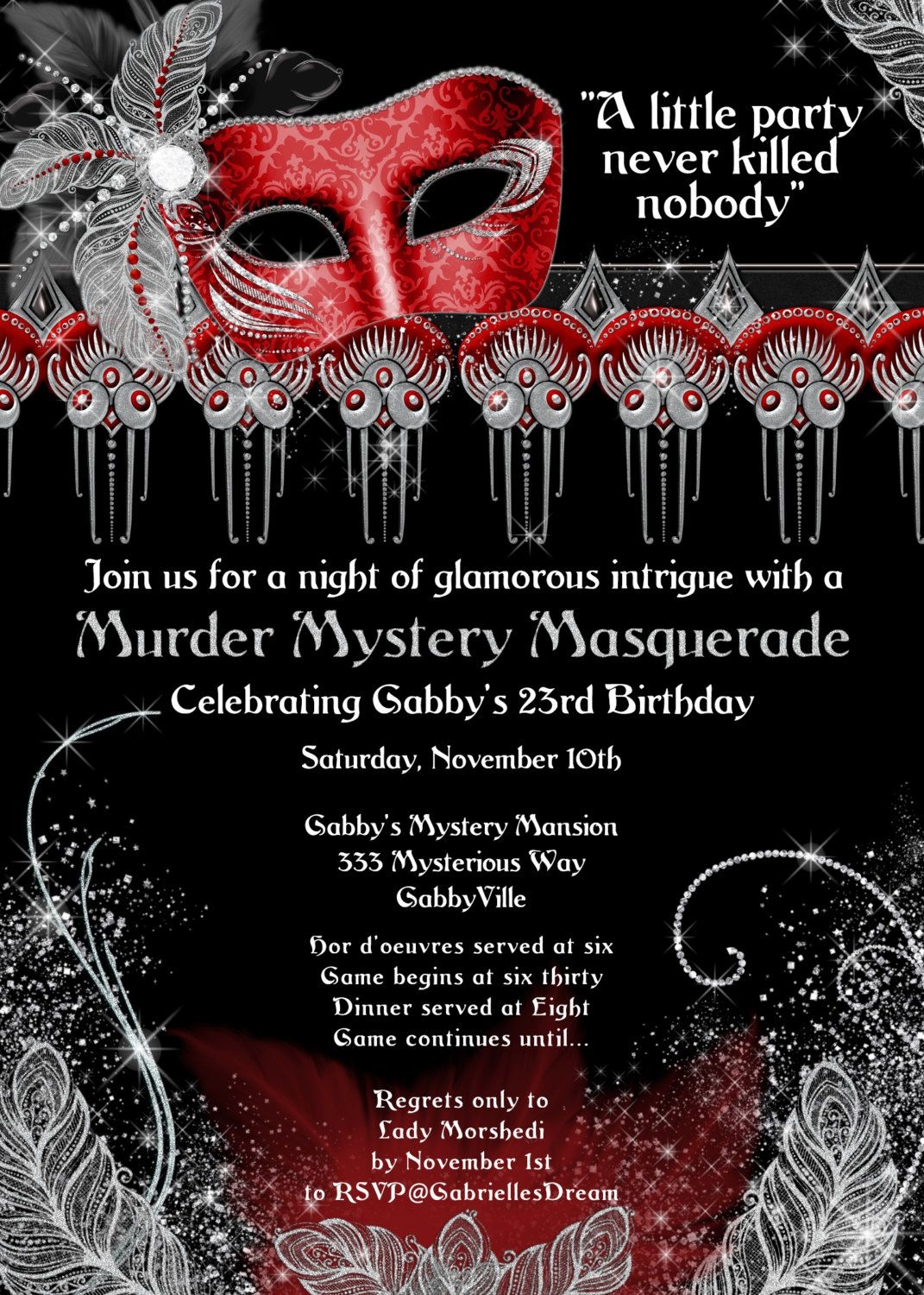 Murder Mystery Invitation Template Invitation Template Ideas