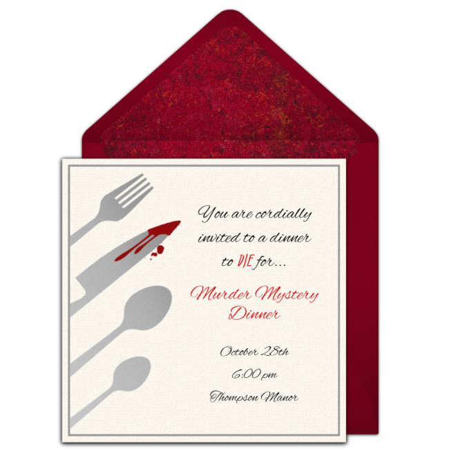 Murder Mystery Invitations Templates Free