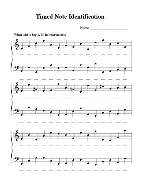 Music Note Identification Worksheet Sixteenth Streets Vrogue co