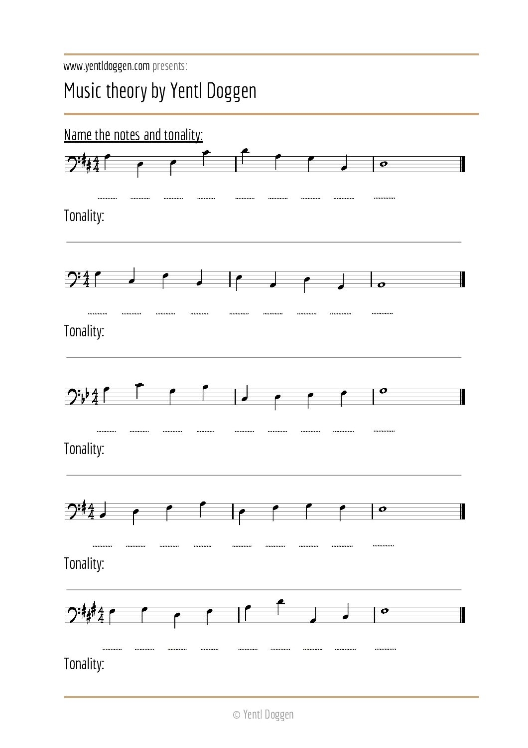 Music Theory Exercises For Intermediate Students PDF Free 