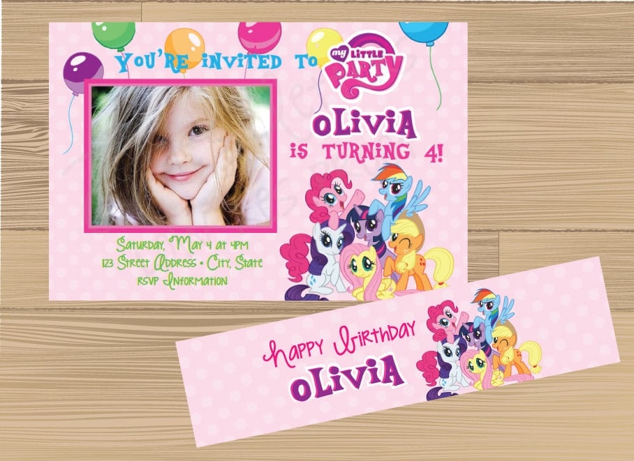 My Little Pony Party Invitation